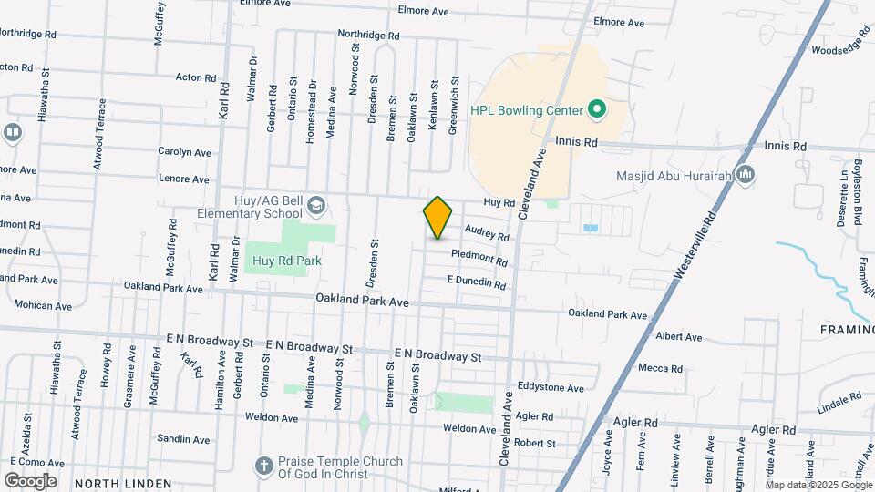 1704 Piedmont Rd Map and Location Details