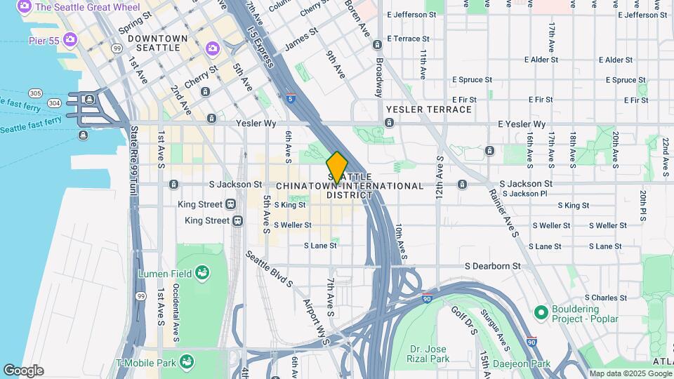 701 S Jackson St Map and Location Details