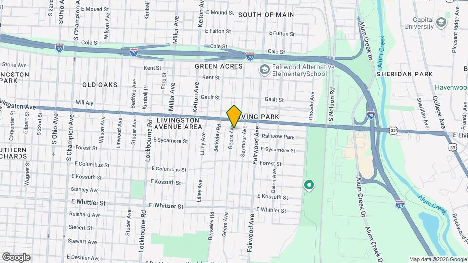 912 Geers Ave, Unit 912 Map and Location Details