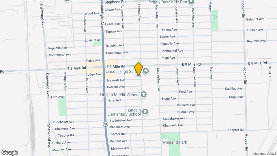 8309 Maxwell Ave Map and Location Details
