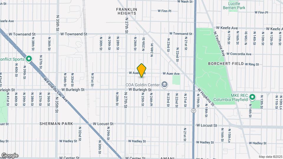 3149 N 25th St Map and Location Details