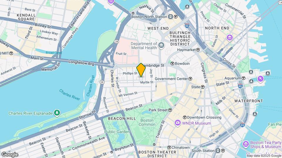 11 Revere St, Unit 6 Map and Location Details