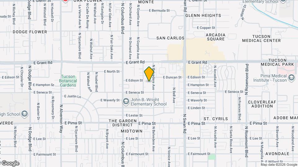 2145 N Belvedere Ave, Unit Belvedere Map and Location Details