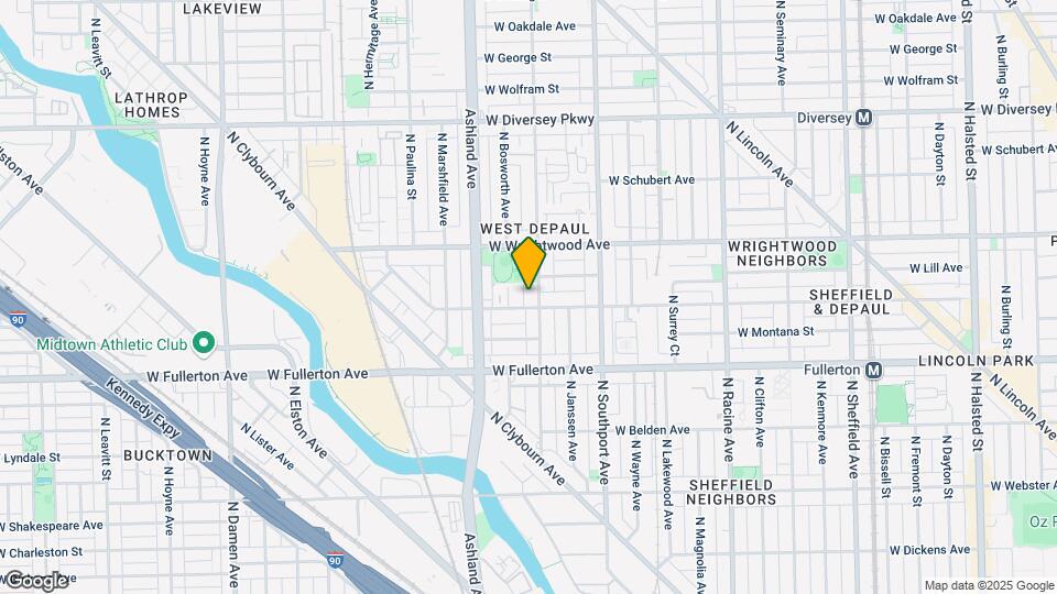 2506 N Greenview Ave Map and Location Details
