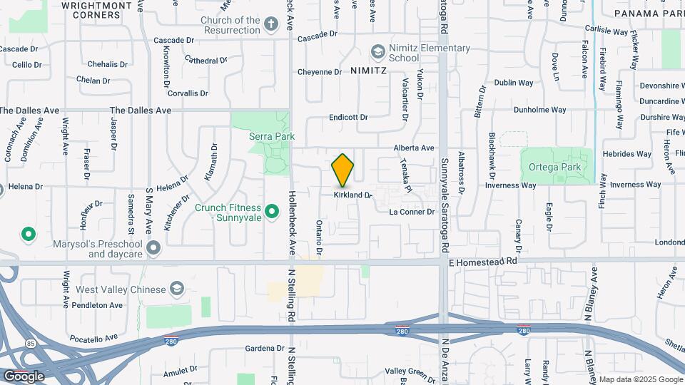 659 Kirkland Dr Mapa y Detalles de la Ubicación