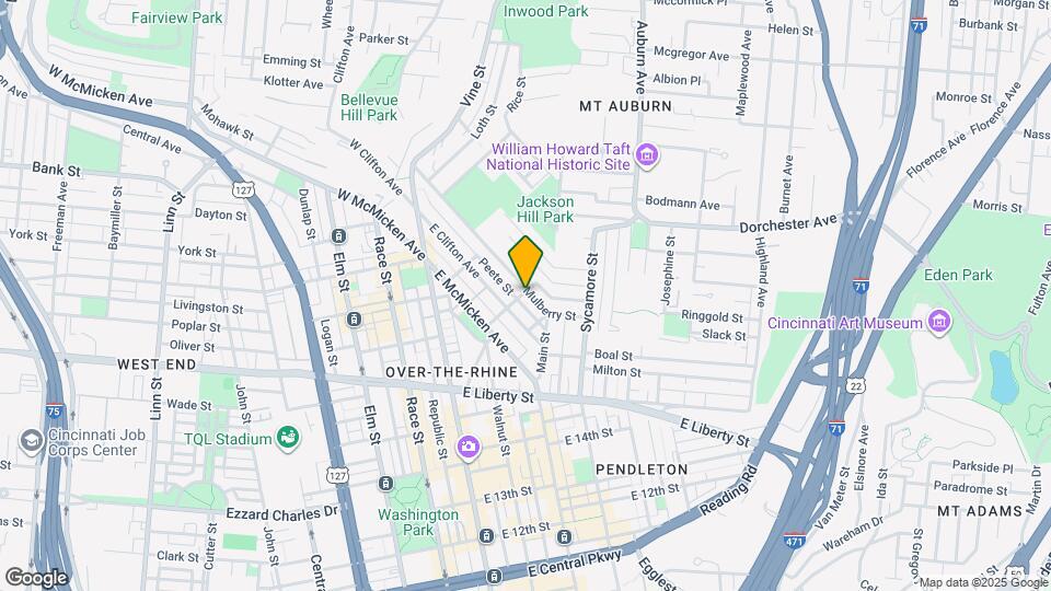 201 Mulberry St Map and Location Details