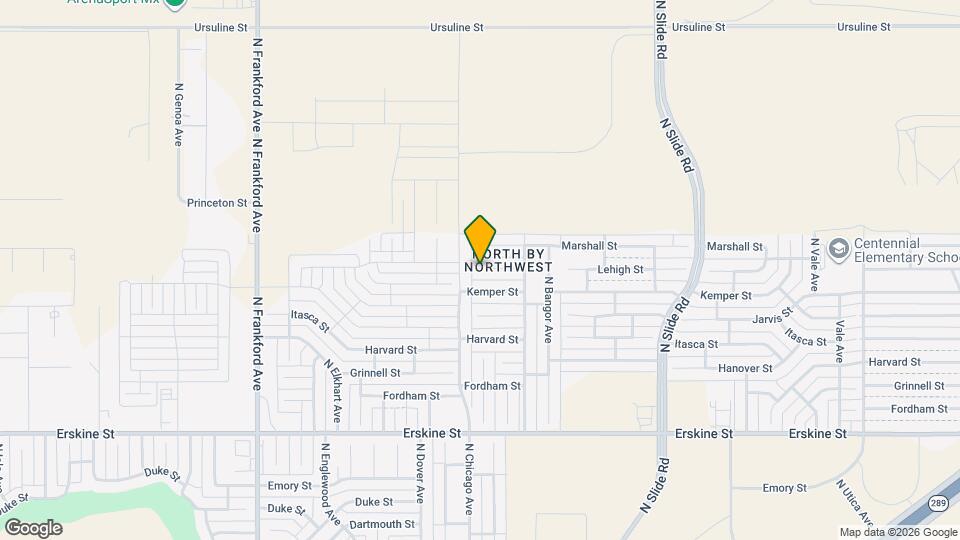 5840 Lehigh St Map and Location Details