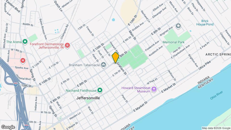 938 E 8th St Mapa y Detalles de la Ubicación