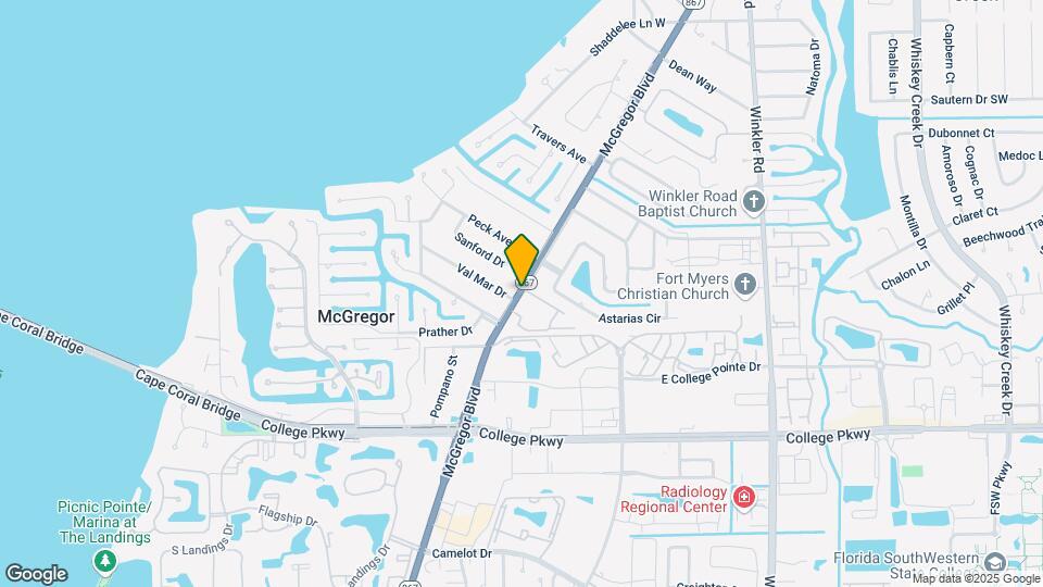 12471 McGregor Blvd, Unit 12471 McGregor Blvd Map and Location Details