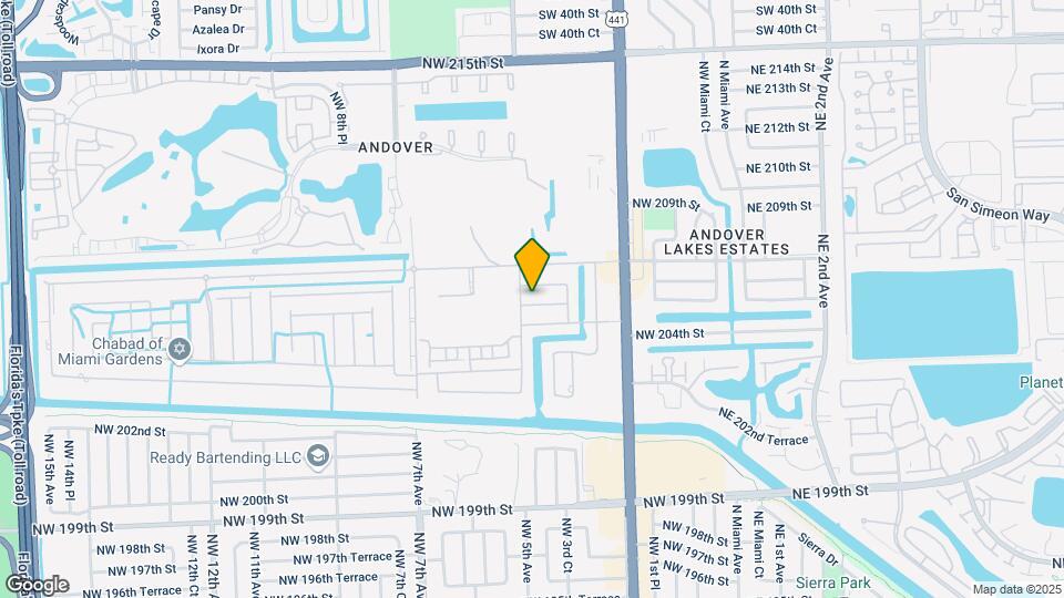 355 NW 205th Terrace Map and Location Details