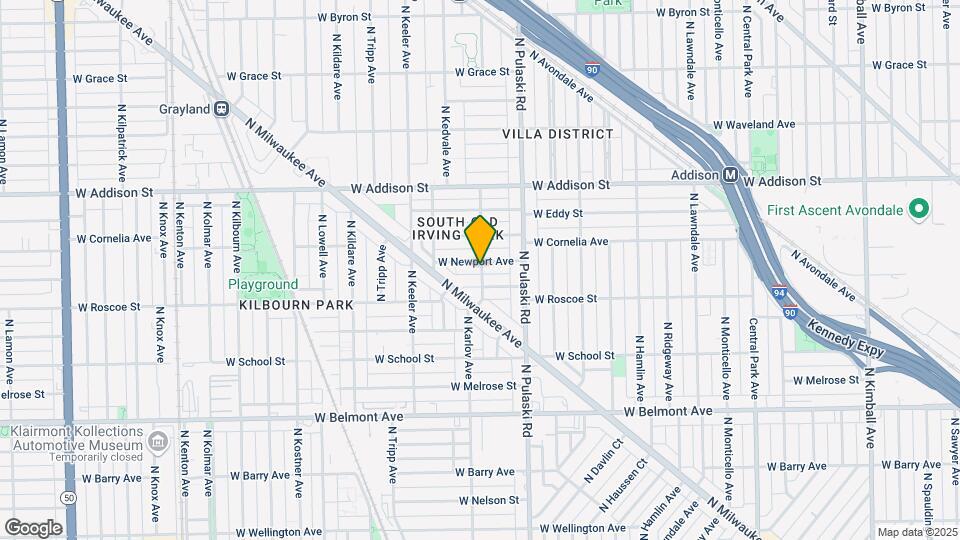3416 N Karlov Ave Map and Location Details