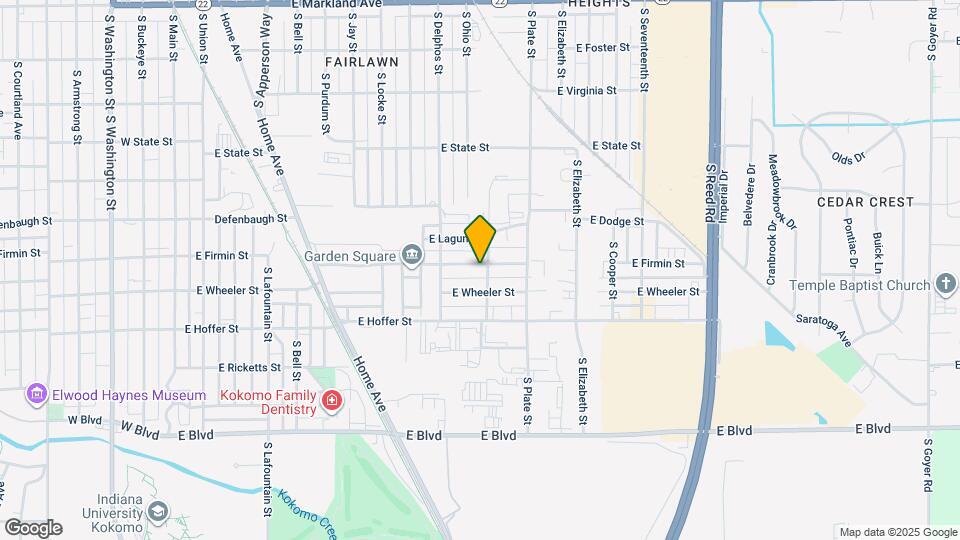 1107 E Firmin St Map and Location Details