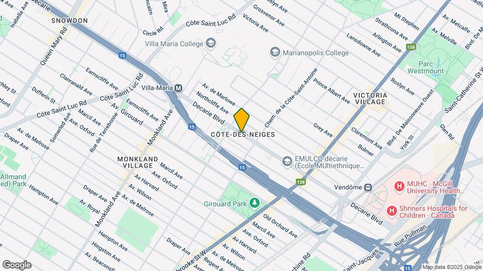 3800 Duquette Blvd Map and Location Details