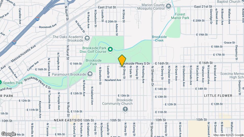 1518 N Olney St Mapa y Detalles de la Ubicación