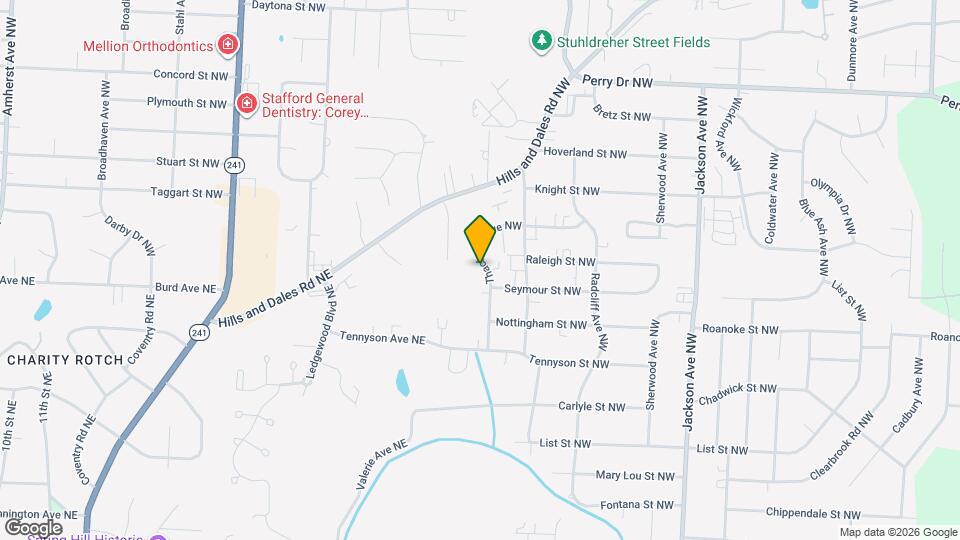 2781 Thackeray Ave NW Map and Location Details