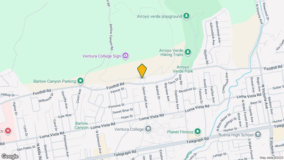 4665 Foothill Rd Map and Location Details