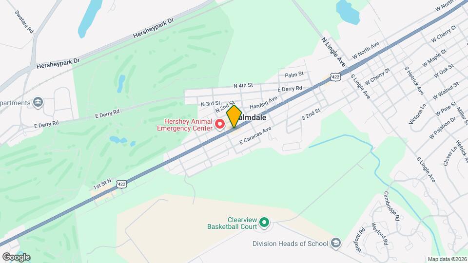 1316 E Chocolate Ave Map and Location Details