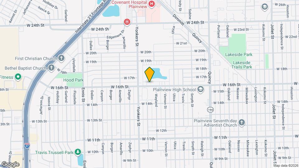 2408 W 16th St, Unit B Map and Location Details