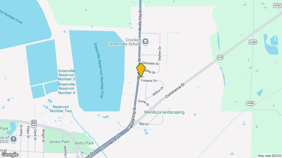 496 Loraine Cir Map and Location Details