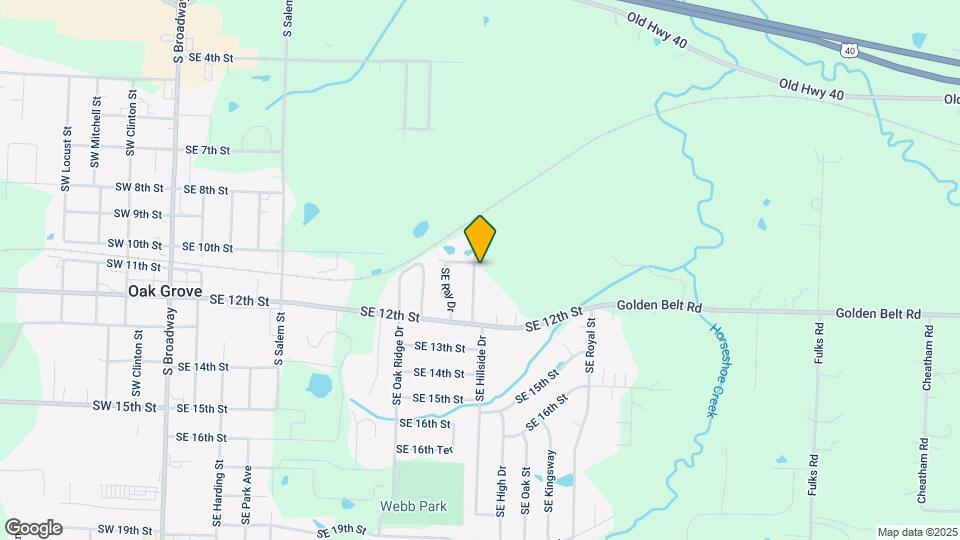 1105 SE Prairie Ln Map and Location Details