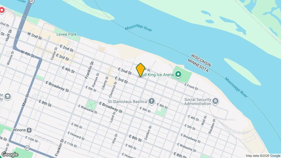 507 E 2nd St, Unit Quaint 2BR Upper Apartmen Mapa y Detalles de la Ubicación