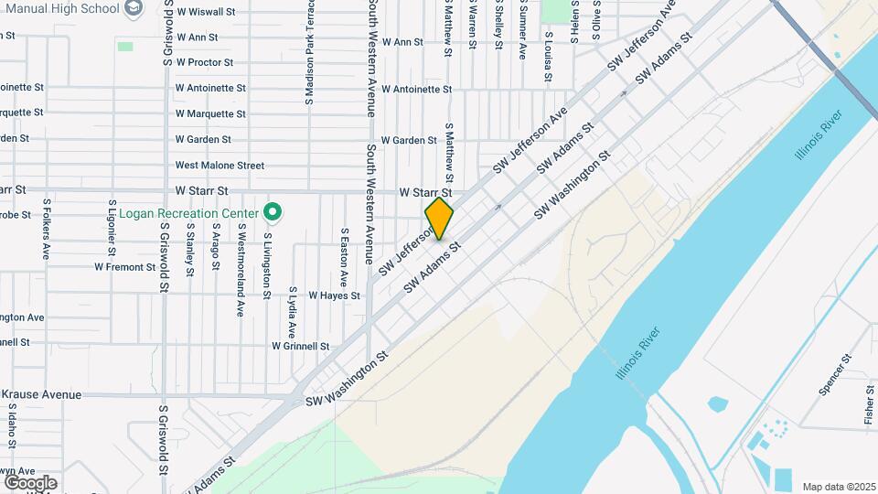2715 SW Adams St Map and Location Details