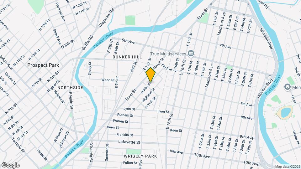95 Butler St, Unit 1 Map and Location Details
