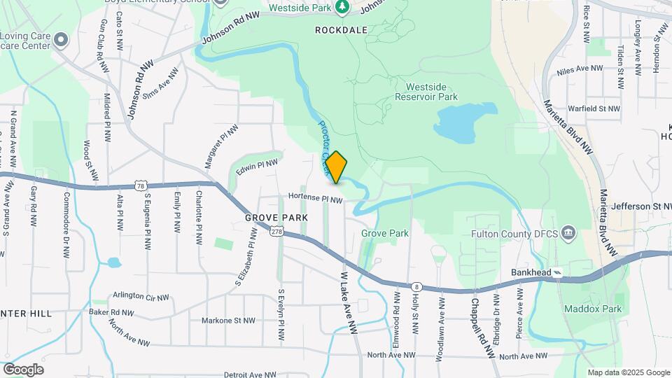 1721 Hortense Pl NW Map and Location Details