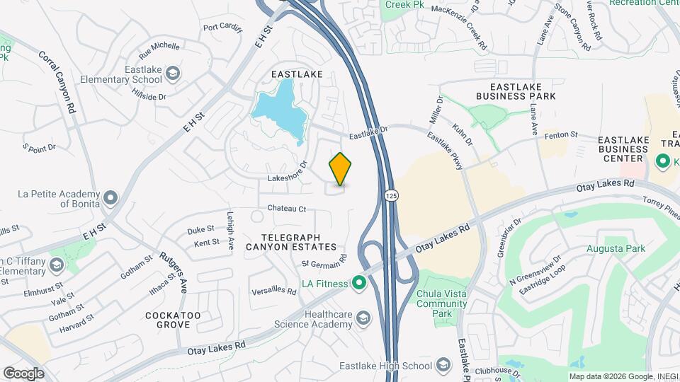 2149 Bluewater Ln Map and Location Details