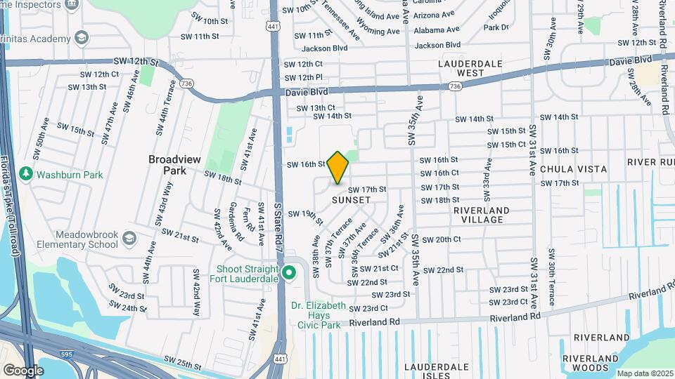 3763 SW 17th St Map and Location Details