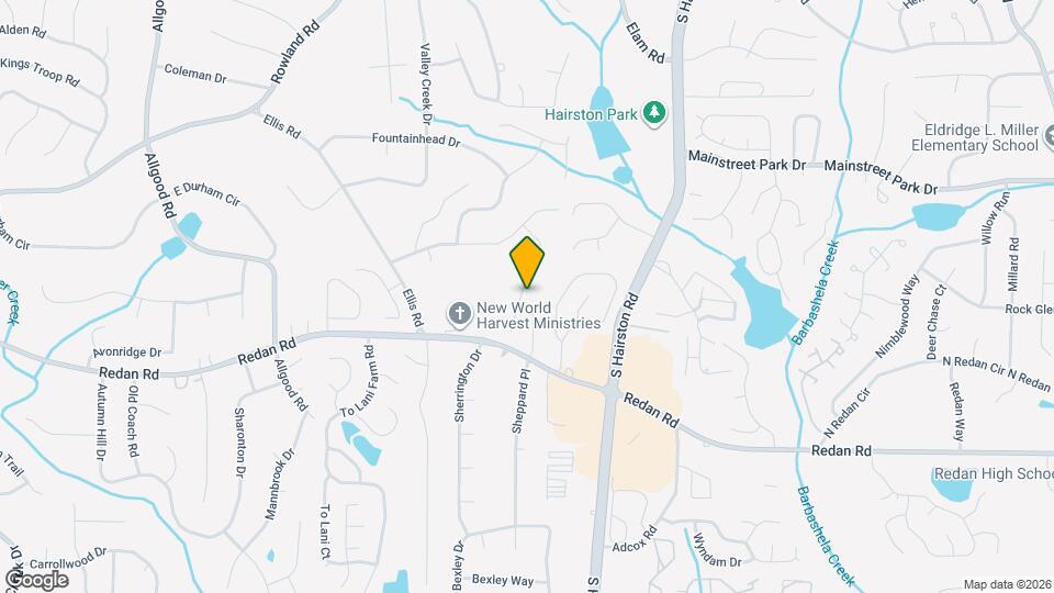 1018 Autumn Crest Ct Map and Location Details