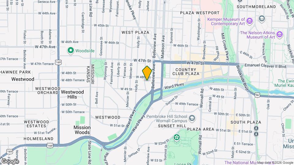 4813 Jarboe St Map and Location Details