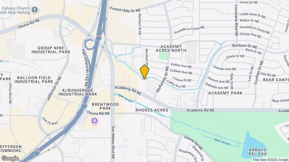 6093 McKinney Dr NE, Unit Cozy Condo Map and Location Details