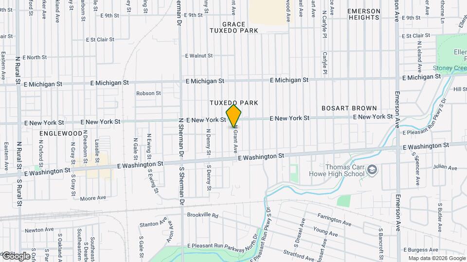 110 N Grant Ave Map and Location Details