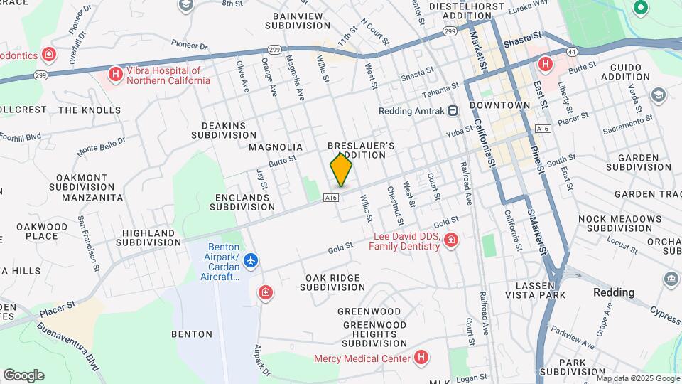 2158 Placer St Map and Location Details