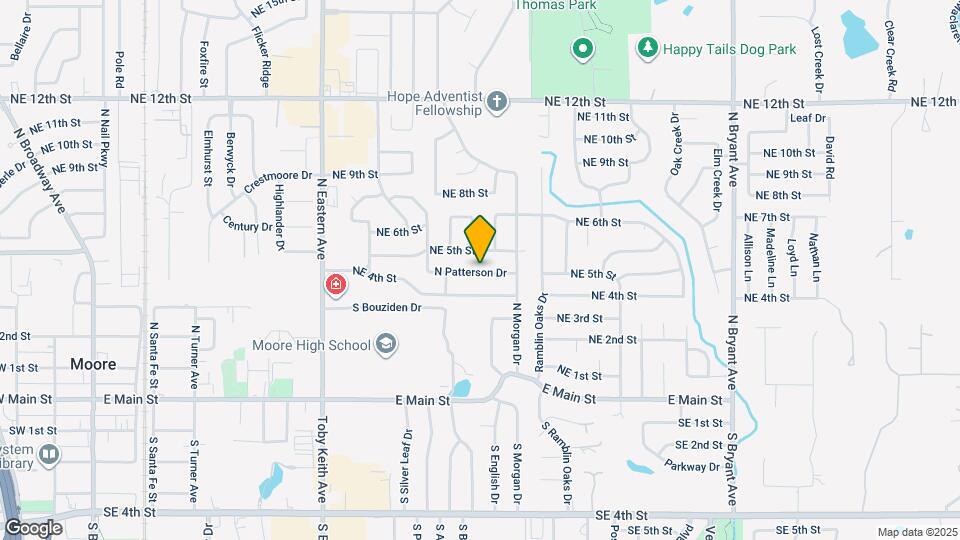 1125 N Patterson Dr Map and Location Details
