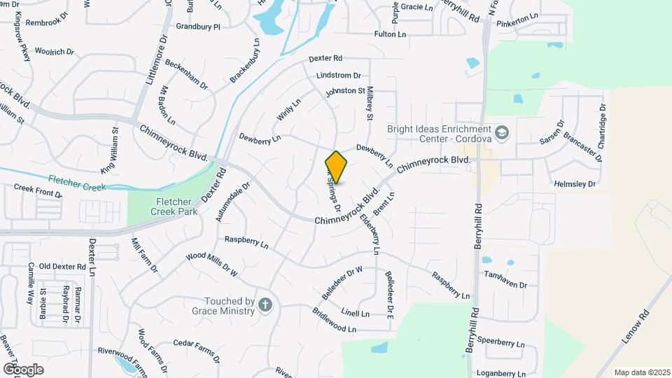 1846 Oak Springs Dr Map and Location Details