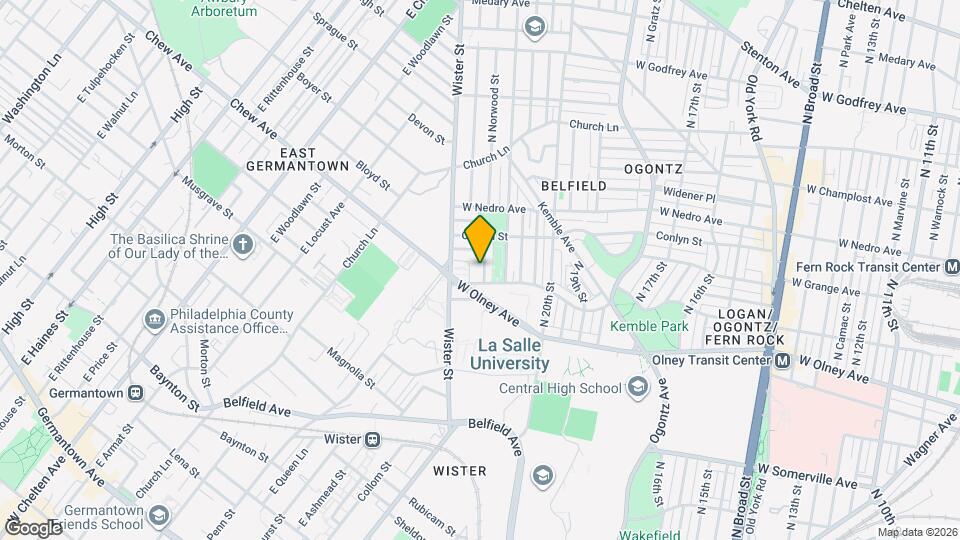 5714 N Beechwood St Map and Location Details