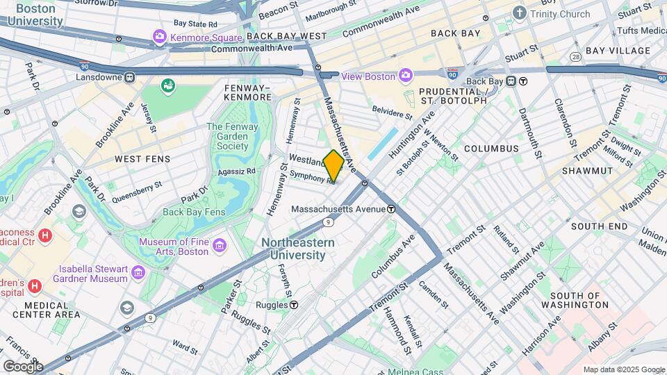 41 Saint Stephen St, Unit 4B Map and Location Details