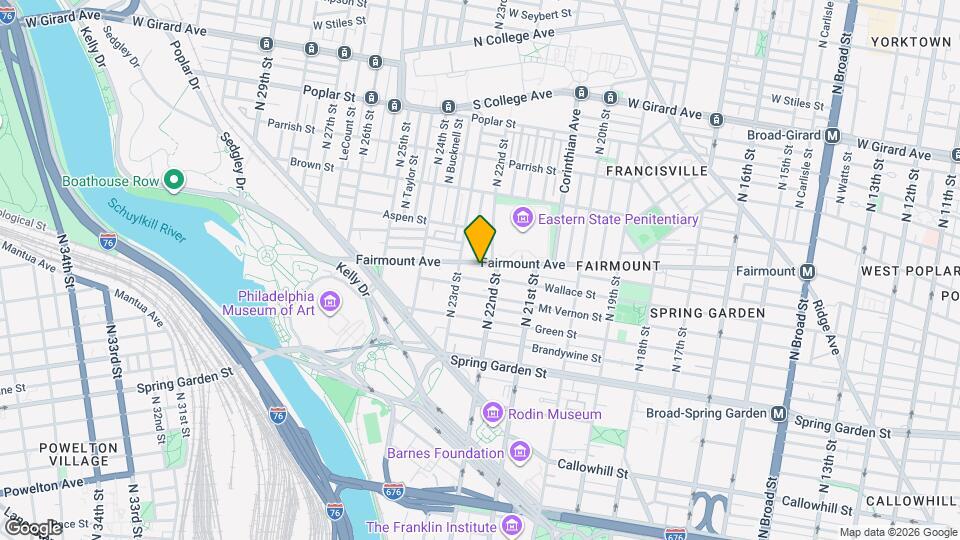 2218 Fairmount Ave Map and Location Details