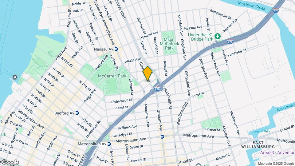151 Bayard St Map and Location Details