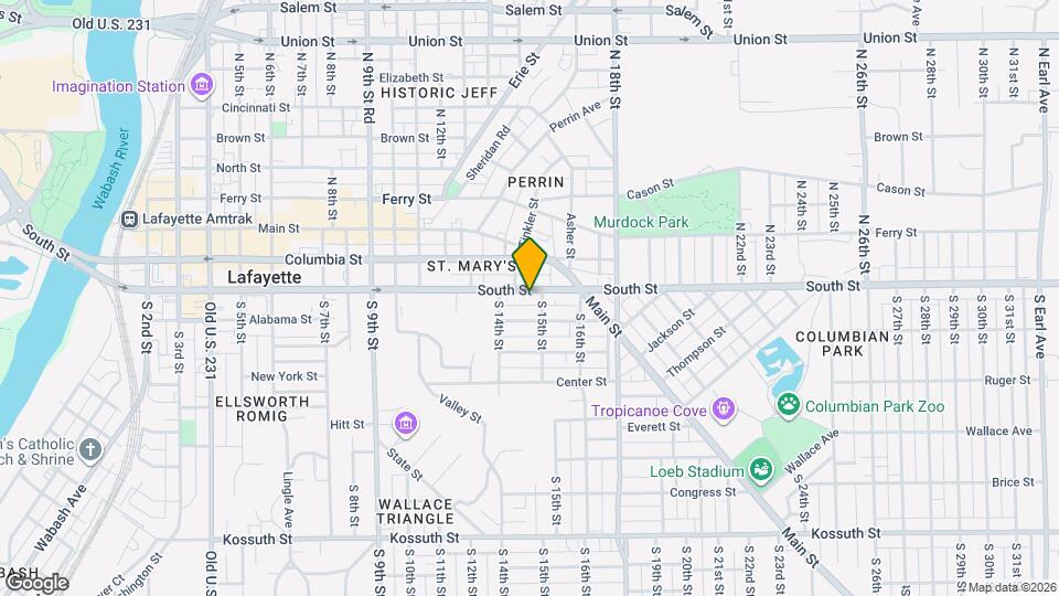 1429 South St Map and Location Details