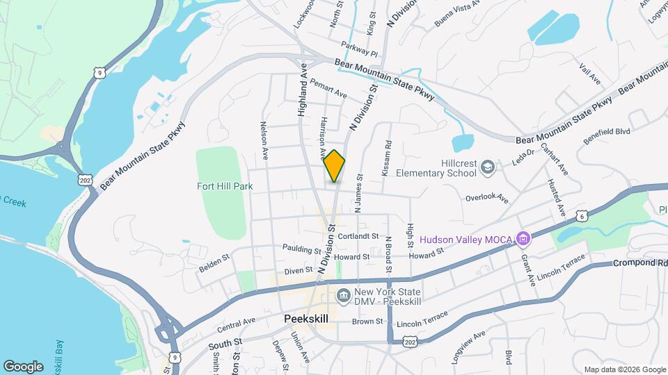 500 N Division St Map and Location Details