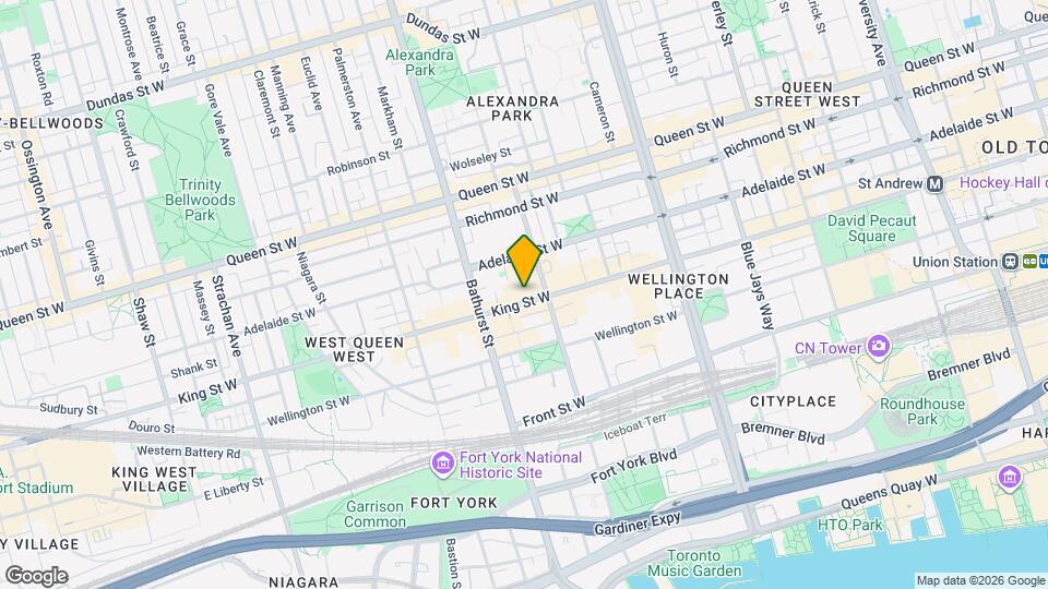 624 King St W Map and Location Details