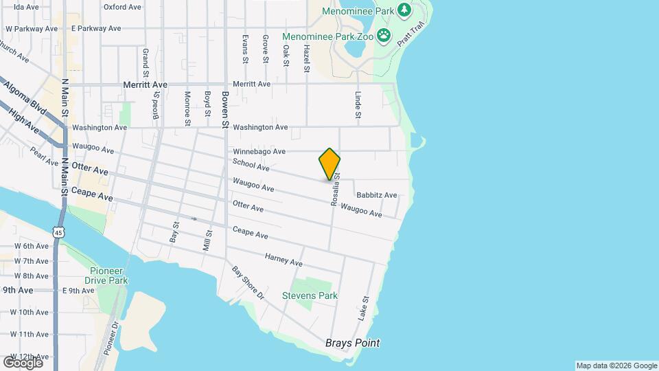 1229 School Ave Map and Location Details