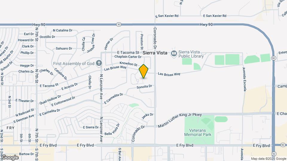 2288 Las Brisas Way Map and Location Details