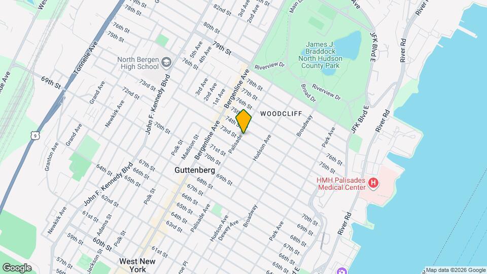 338 73rd St Mapa y Detalles de la Ubicación