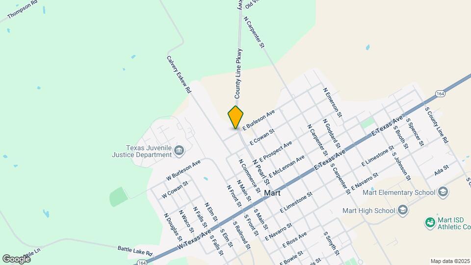 389 E Burleson Ave Mapa y Detalles de la Ubicación