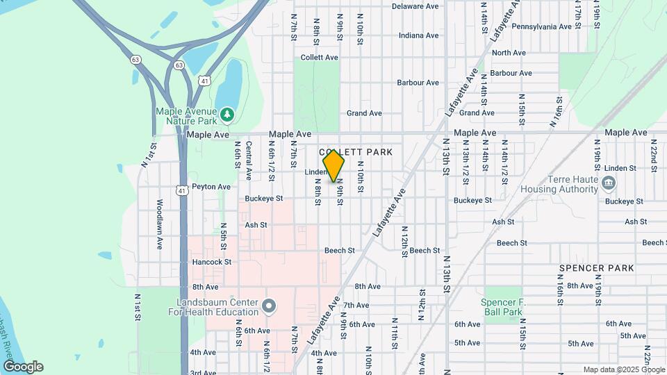 1918 N 9th St, Unit Collett Park Retreat Map and Location Details