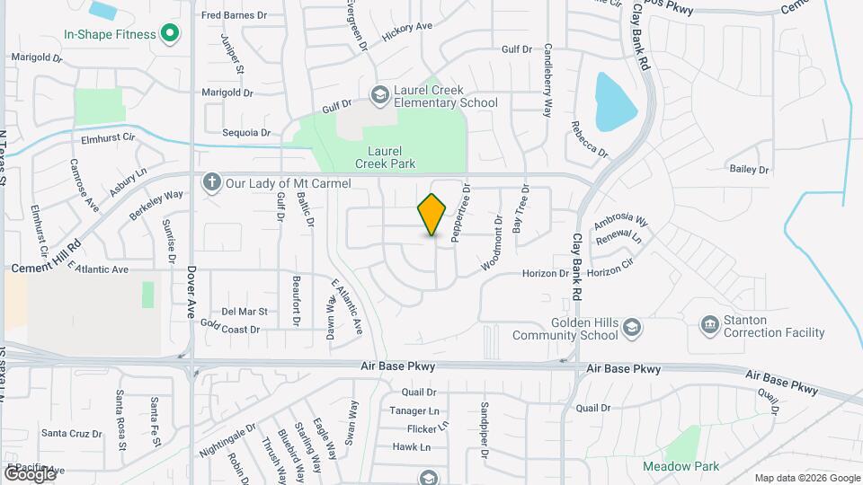 2618 Valley Oak Way Map and Location Details